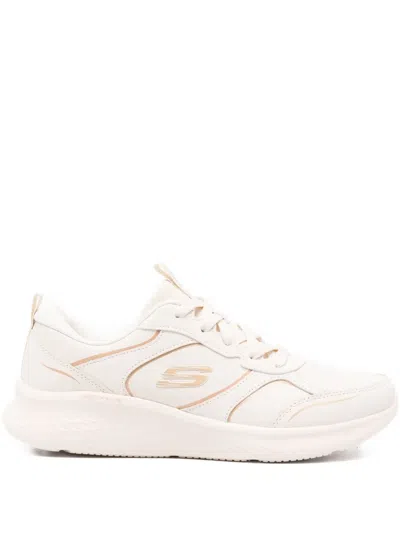 Skechers Panelled Sneakers In White