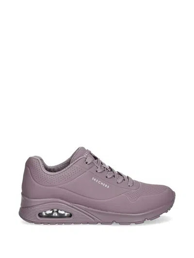 Skechers Perforated Lace-up Sneakers In Multi