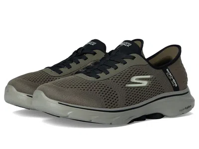 Skechers Performance Go Walk 7 - Free Hand 2 Hands Free Slip-ins In Brown