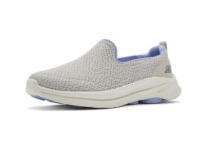 Skechers Performance Go Walk 8 Julietta Women's Walking Shoes Natural: 7.5 B - Medium In Gray