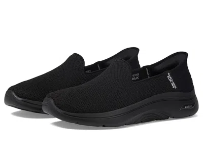 Skechers Performance Go Walk Arch Fit 2.0 Delara Hands Free Slip-ins In Black