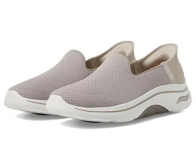 Skechers Performance Go Walk Arch Fit 2.0 Delara Hands Free Slip-ins In Brown