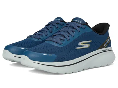 Skechers Performance Go Walk Arch Fit N-joy Nobend Hands Free Slip-in In Blue