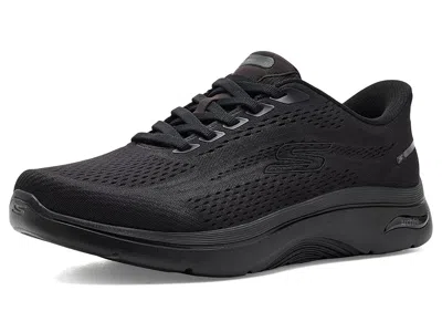 Skechers Performance Go Walk Arch-fit 2.0 Percy Hands Free Slip-in Men's Walking Shoes Black: 14 D - Medium, Textile