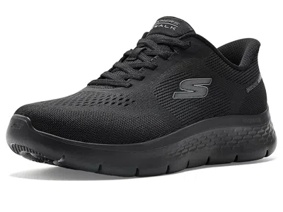 Skechers Performance Go Walk Flex Azriel Hands Free Slip-ins Women's Walking Shoes Black/black: 9 D - Wide
