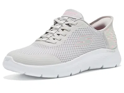 Skechers Performance Go Walk Flex Lily Rose Hands Free Slip-ins Women's Walking Shoes Light Gray: 11 B - Medium, Textile