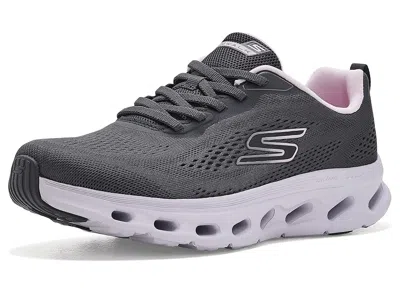 Skechers Performance Go Walk Glide Step 2.0 Kristee Women's Walking Shoes Charcoal/lavender: 10.5 B - Medium In Gray