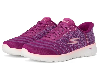 Skechers Performance Go Walk Joy Juneau Hands Free Slip-ins In Pink