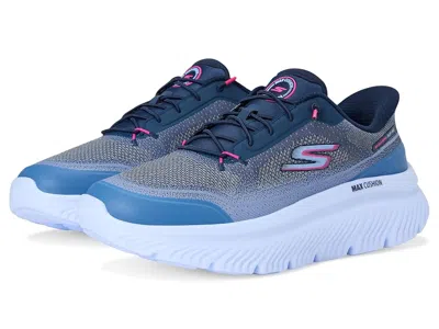 Skechers Performance Go Walk Max Cushioning Hyper Burst Nikita Hands Free Slip-ins In Blue