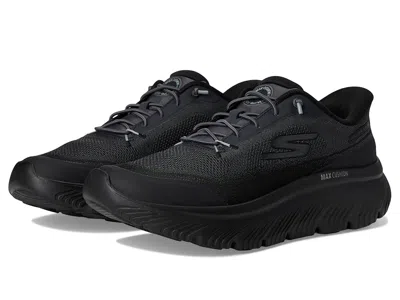 Skechers Performance Go Walk Max Cushioning Hyper Burst Zoltar Hands Free Slip-in In Black