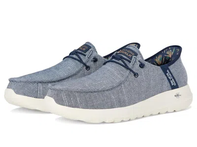 Skechers Performance Go Walk Max With Ease Hands Fee Slip-in In Blue