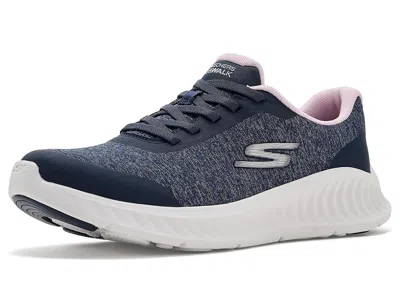 Skechers Performance Go Walk Now Heather Women's Walking Shoes Navy/pink: 13 B - Medium