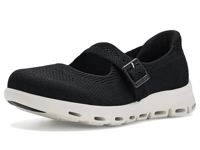 Skechers Performance Hands Free Slip-ins On-the-go Glide-step Serene Mary Jane Women's Dress Flat Shoes Black/white: 11 B
