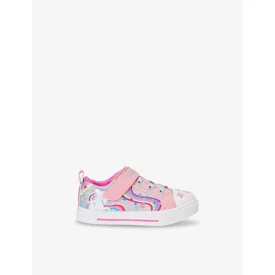 Skechers Kids' Twinkle Sparks Woven Low-top Traine