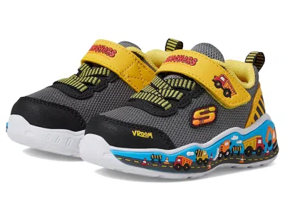 Skechers Kids' Play Scene 407312n (toddler) Boy's Shoes Black/yellow : 8 Toddler M, Synthetic/textile In Multi