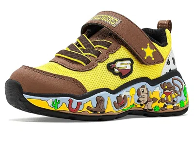 Skechers Kids' Play Scene 407312n (toddler) Boy's Shoes Brown/multi: 6 Toddler M