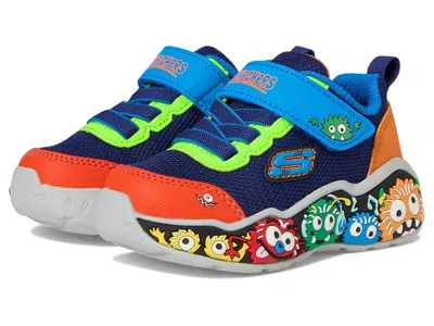 Skechers Kids' Play Scene 407312n (toddler) Boy's Shoes Navy/multi : 8 Toddler M, Synthetic/textile