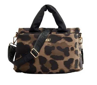 Skechers Puffy Tote Bag In Brown