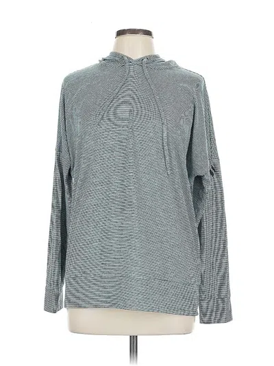 Pre-owned Skechers Pullover Hoodie In Blue