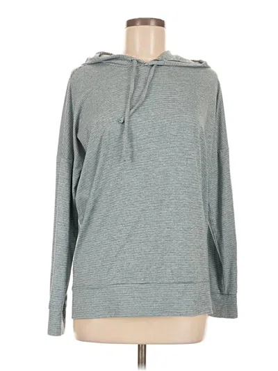 Pre-owned Skechers Pullover Hoodie In Gray