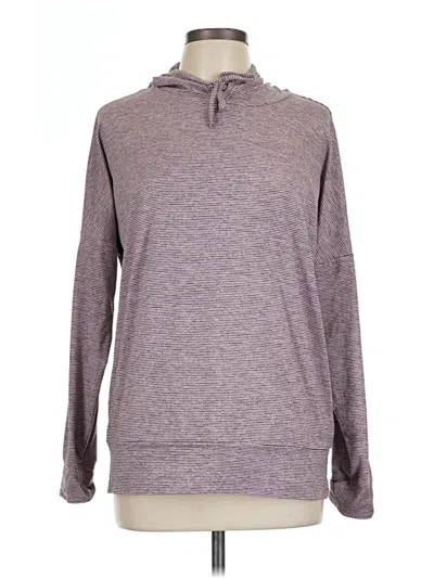 Pre-owned Skechers Pullover Hoodie In Gray