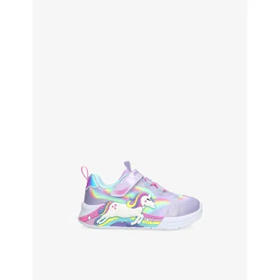 SKECHERS UNICORN CHASER WOVEN LOW-TOP TRAINE