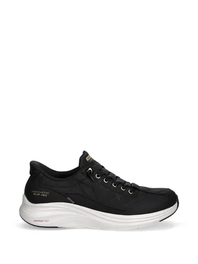 Skechers Slipins Contour Foam Cozy Fit Slipon Sneaker In Black