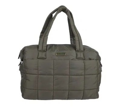 Skechers Quilted Puffer Tote In Green
