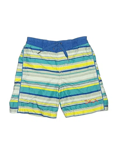 Pre-owned Skechers Kids' Rash Guard In Blue