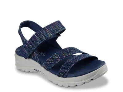 Skechers Reggae Bound Sweet Crush Sandal In Blue