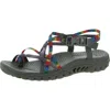 Skechers Reggae Bright Direction Womens Slingback Toe Loop Strappy Sandals In Multi
