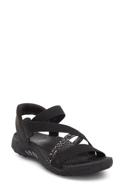 Skechers Reggae Swift Fit Sandal In Black