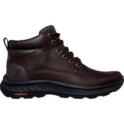 Skechers Relaxed Fit - Pollard Red / Brown 205308-rdbr Men's