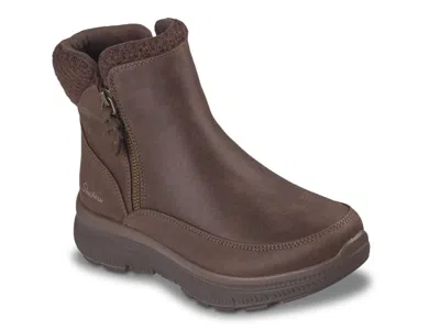 Skechers Relaxed Fit Summits Plus Winter Gleam Bootie In Brown