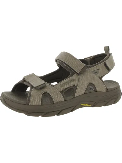 Skechers Respected Sd - Moralto Mens Strappy Comfort Sport Sandals In Grey
