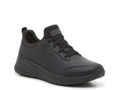 Skechers Rodney Slipon Work Sneaker In Black