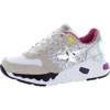 Skechers Rovina-star Shoeters Womens Suede Metallic Fashion Sneakers In Multi
