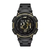 Skechers Ruhland Mens Chronograph Digital Black Strap Watch Sr1019 In Black