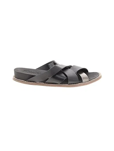 Pre-owned Skechers Sandals In Black