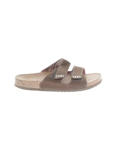 Pre-owned Skechers Sandals In Brown