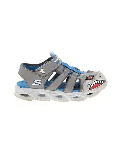 Pre-owned Skechers Kids' Sandals In Gray