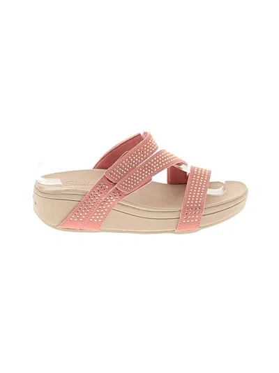 Pre-owned Skechers Sandals In Pink