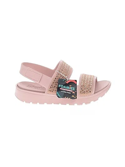 Pre-owned Skechers Sandals In Pink
