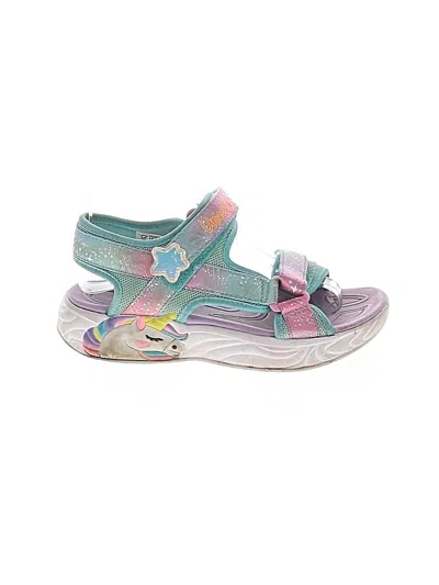 Pre-owned Skechers Kids' Sandals In Purple
