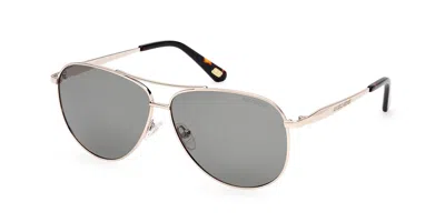 Skechers Se00037 Polarized 32r Women's Sunglasses Gold Size 59