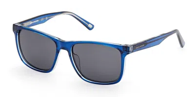 Skechers Se00047 Polarized 90d Occhiali Da Sole Blu Per Uomo