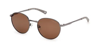Skechers Se00057 Polarized 09h Occhiali Da Sole Gunmetal Per Uomo In Gray