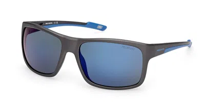 Skechers Se00159 Polarized 05d Occhiali Da Sole Neri Per Uomo In Blue