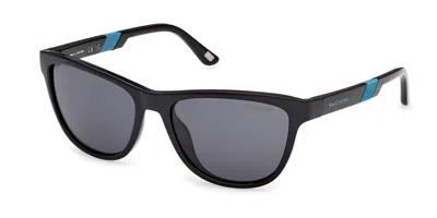 Skechers Se00178 Polarized 01d Occhiali Da Sole Neri Per Uomo In Black