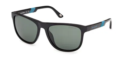 Skechers Se00179 Polarized 01r Occhiali Da Sole Neri Per Uomo In Black